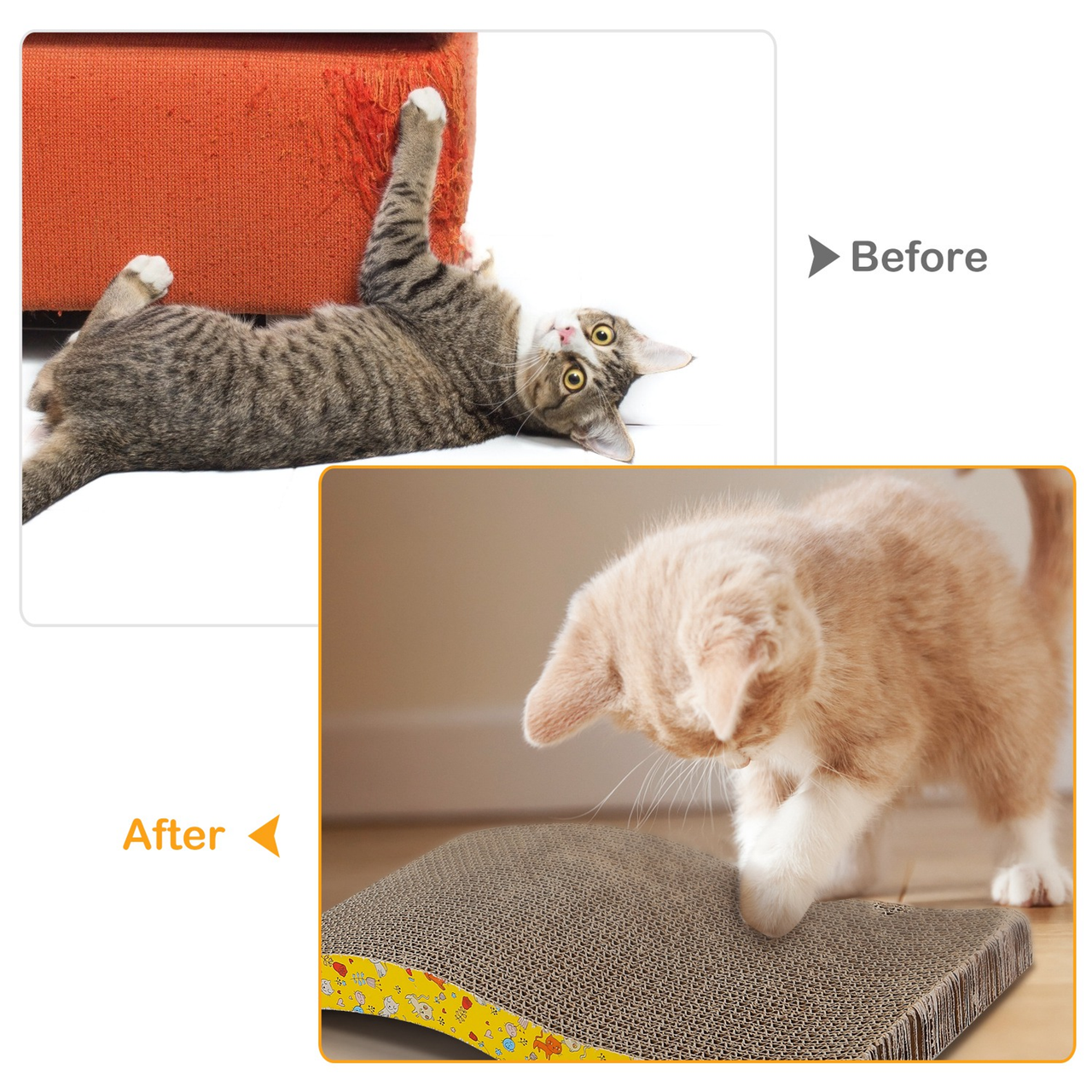 2Pcs Cat Scratcher Pads